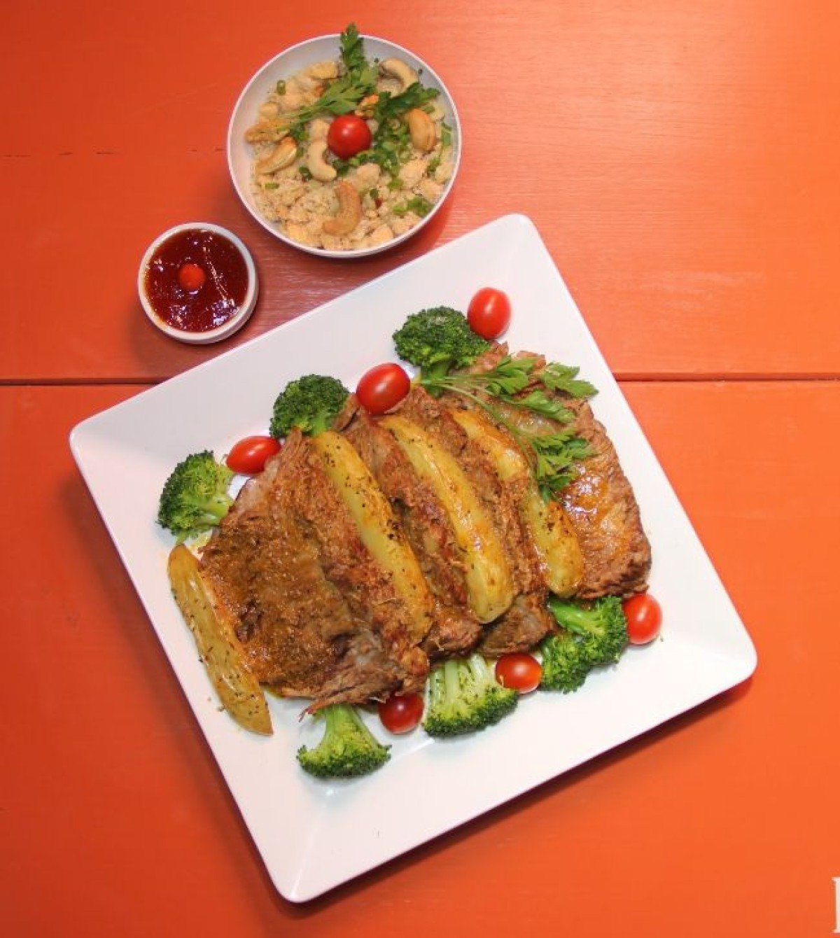 Bar Laminense serviu cupim marinado com batata, farofa de castanha e geleia