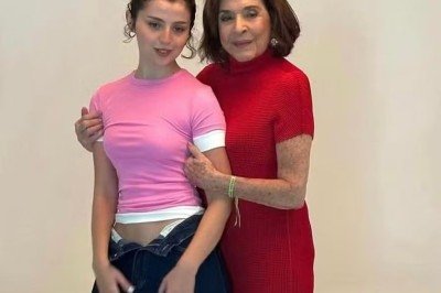 Uma das atrizes mais consagradas da história das telenovelas brasileiras, Betty Faria, de 84 anos, fez um ensaio com a neta, a também atriz Valentina Daniel. A jovem, de 22 anos, fez uma participação na nova versão para os cinemas de um clássico de Nelson Rodrigues. -  (crédito: Reprodução/@bettyfariaoficial)