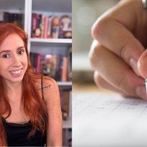 Candidata encontra sua própria reportagem na prova do Enem - Reprodução / Redes sociais @thaie