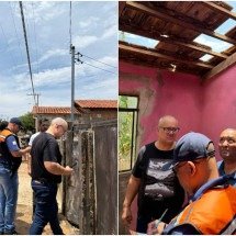 Chuva forte danifica 400 lâmpadas de postes em cidade mineira - Prefeitura de Luz/Divulgação