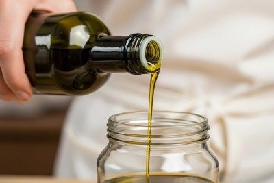 Garrafa de azeite: produto é um dos itens mais falsificados da gastronomia -  (crédito: Estado de Minas)