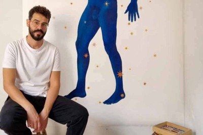 Rafael Fernandes Alves diz que seus desenhos 'transitam entre o terrestre e o celestial'
 -  (crédito: Acervo pessoal)