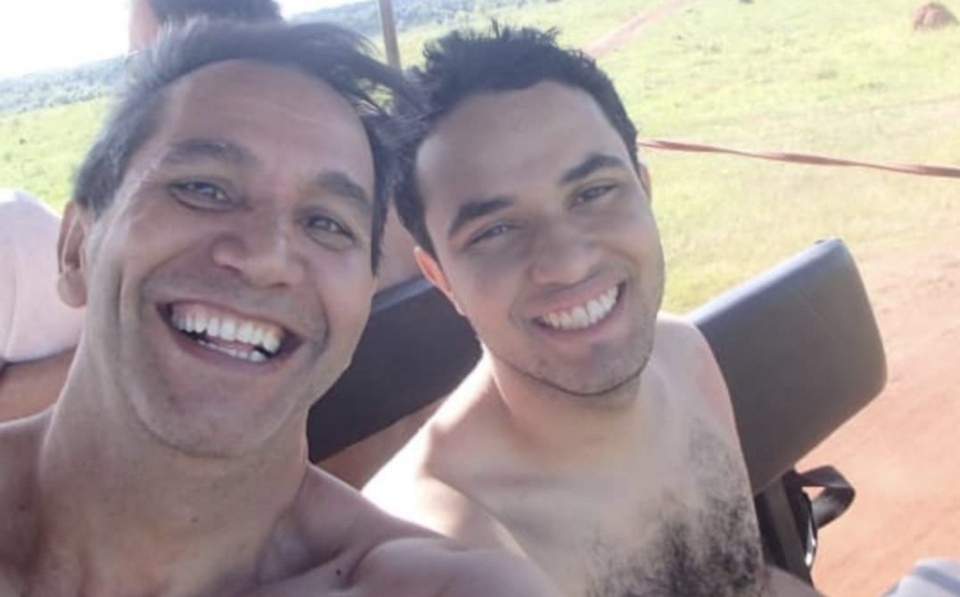 Anilton Roberto Turíbio e o filho Anilton Roberto Turíbio Júnior