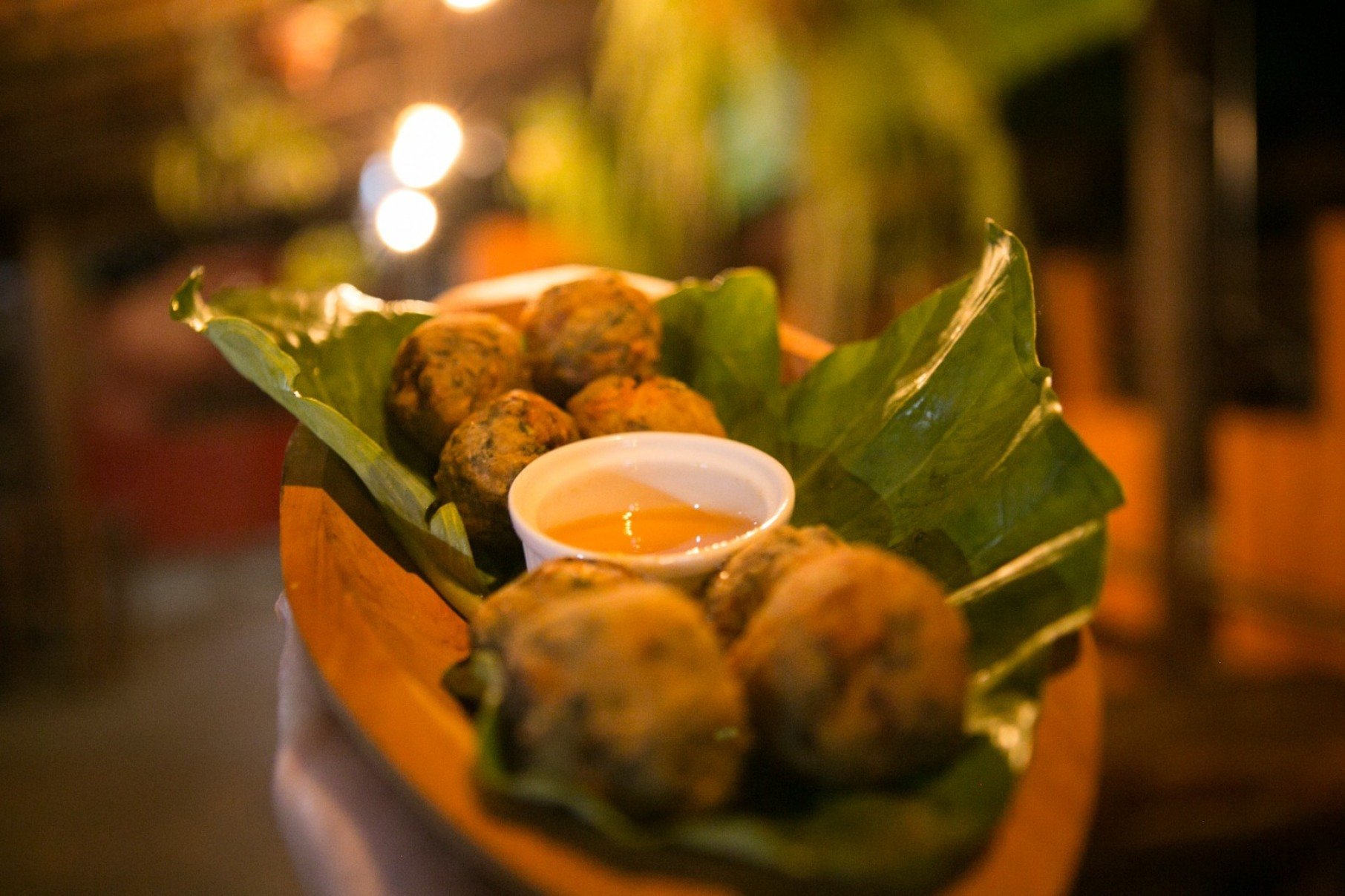 Restaurante da Rosa
Bolinho de costelinha com taioba e molho de laranja com mel de jataí-Prefeitura de Nova Lima/Divulgação