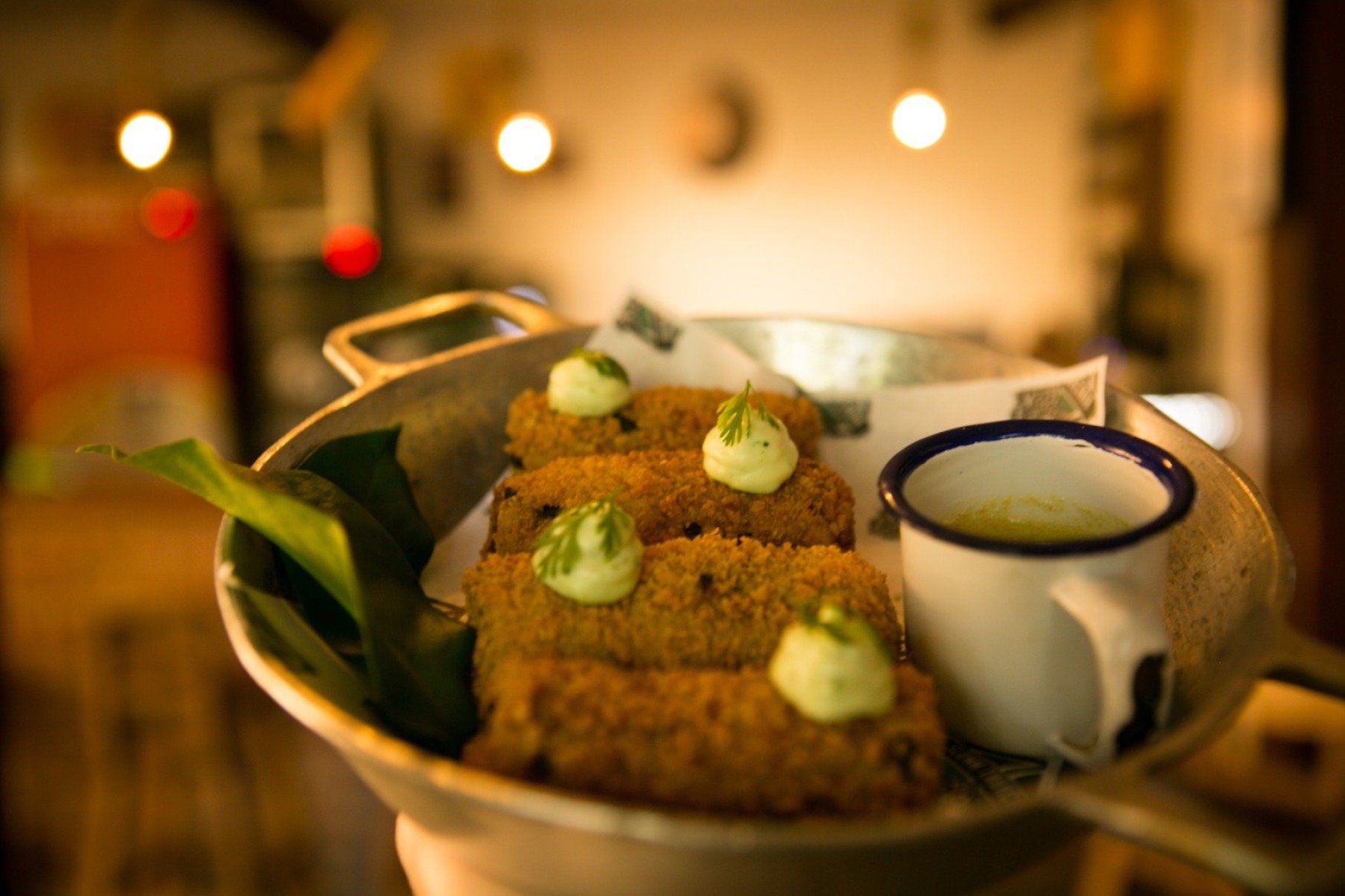 Slunn Tabacaria: Bolinho de costela com ora-pro-nóbis-Prefeitura de Nova Lima/Divulgação