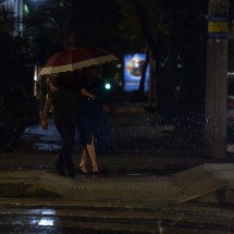 Chove em Belo Horizonte, e Defesa Civil emite alerta - Ramon Lisboa/EM/D.A.Press