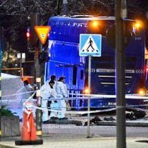 Várias pessoas morrem após serem atropeladas por ônibus na Suécia - CLAUDIO BRESCIANI / TT NEWS AGENCY / AFP