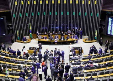 A Câmara dos Deputados, com vinte partidos, com deputados sem vínculos com eleitores e com mandatos em branco, não tem como funcionar -  (crédito: Mário Agra/Câmara dos Deputados – 2/8/24)