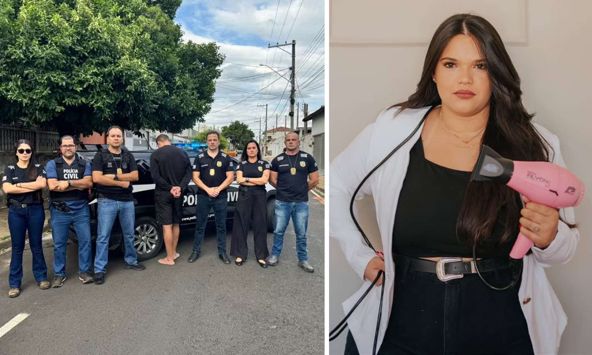 Suspeito de brutal assassinato de cabeleireira devia R$ 35 mil para vítima -  (crédito: PCMG/Redes Sociais/DivulgaÃ§Ã£o)