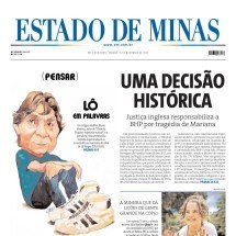 Confira a capa do Estado de Minas do dia 15/11/2025 - Capa do Estado de Minas