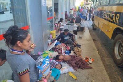 De acordo com Polícia Federal, os imigrantes saíram da Venezuela há quatro anos, fugindo da crise de pobreza no país -  (crédito: Luiz Ribeiro/EM/DA Press)