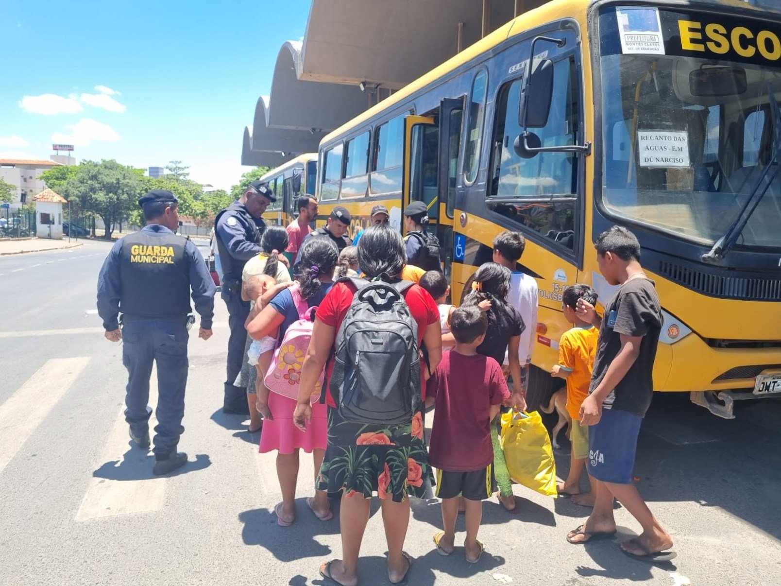 Migrantes recebem apoio da prefeitura da cidade do Norte de Minas-Luiz Ribeiro/EM/D.A Press