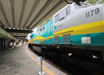 Trem da Vale contará com horário especial durante as férias escolares -  (crédito: Edésio Ferreira/EM/D.A Press)