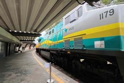 Trem da Vale contará com horário especial durante as férias escolares -  (crédito: Edésio Ferreira/EM/D.A Press)