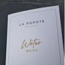 Restaurante lança ‘carta de águas minerais’ ao estilo dos cardápios de vinho - Reprodução/Instagram @lapopoteuk