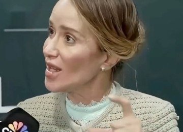 A CEO da Sigma Lithium, Ana Cabral, em entrevista ao programa Fast Money, da CNBC, durante a COP 30 -  (crédito: CNBC/Reprodução)