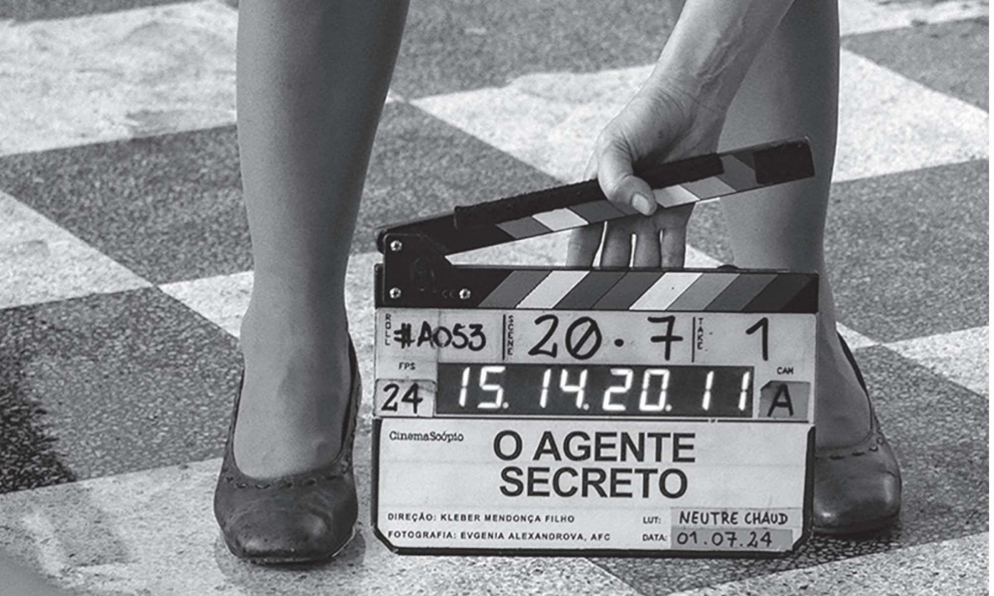 Bastidores do filme 'O agente secreto'-Divulgação/Kleber Mendonça Filho