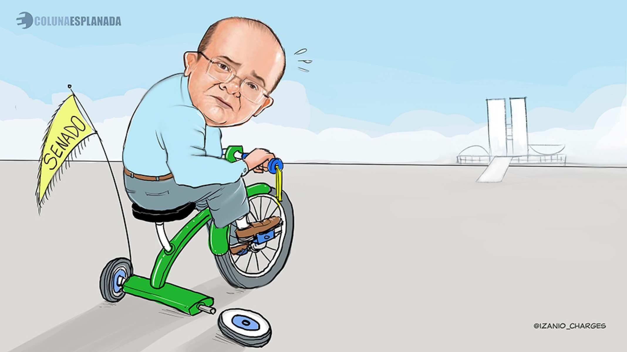 Charge por @izanio_charges -  (crédito: @izanio_charges)