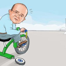 Operações policiais no GDF podem afetar campanha de Ibaneis ao Senado - @izanio_charges