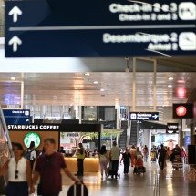 Centro de acolhimento a repatriados é inaugurado no aeroporto de Confins - Leandro Couri/EM/D.A.Press