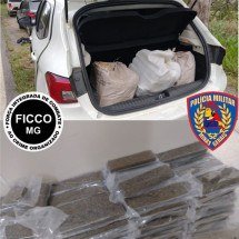 MG: mulher e adolescente capturados com 150 quilos de maconha - PF