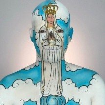 Artista cearense ‘se transforma’ em Nossa Senhora de Fátima; trabalho levou mais de 10 horas - Reprodução/Instagram