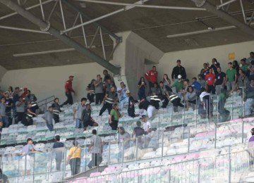 Aulão promovido pelo governo Zema no Mineirao vira briga generalizada -  (crédito: Reprodução/ Leandro Couri/ EM/D.A.Press)