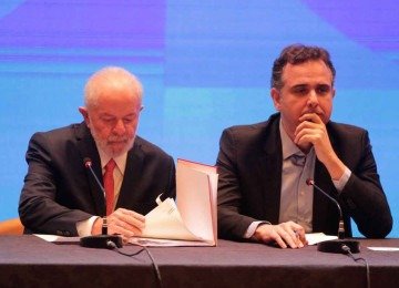 Lula disse a Pacheco que não pretende indicá-lo para a vaga no STF -  (crédito: EDÉSIO FERREIRA/EM/D. APRESS)