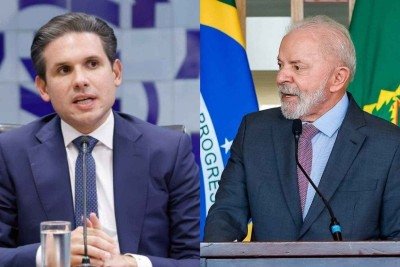 Hugo Motta (Republicanos-PB), presidente da Câmara dos Deputados, e o presidente Lula (PT) -  (crédito: Marina Ramos / Câmara dos Deputados e Ricardo Stuckert / PR)