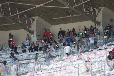 O evento tinha a expectativa de bater o recorde mundial de maior aula presencial de Intelig&ecirc;ncia Artificial, reconhecido pelo Guinness Book -  (crédito: Leandro Couri/EM/D.A Press)