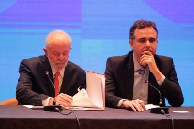 Lula disse a Pacheco que não pretende indicá-lo para a vaga no STF -  (crédito: EDÉSIO FERREIRA/EM/D. APRESS)