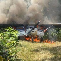 FAB intercepta avião que entrou no espaço aéreo brasileiro vindo da Venezuela - Divulgação/Força Aérea Brasileira (FAB)