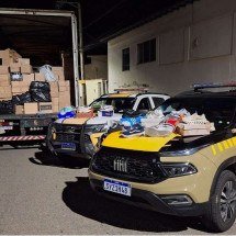 PMRv intercepta carga de calçados sem procedência avaliada em R$ 500 mil - PMRv