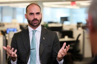 Eduardo disse ontem que Tarc&iacute;sio &eacute; um tecnocrata de centro que pensa que ainda h&aacute; margem para o di&aacute;logo com Alexandre de Moraes -  (crédito:  Reuters/Folhapress)