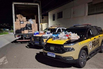 A cara apreendida foi avaliada em R$ 500 mil -  (crédito: PMRv)