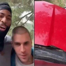 Justin Bieber socorre motorista à beira da estrada e vídeo viraliza - reprodução Tik Tok