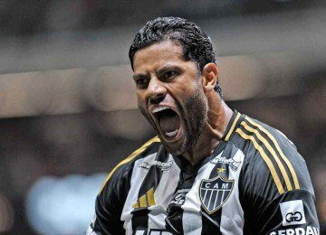 O ídolo Hulk é a grande esperança de gols da torcida do Atlético na final contra o Lanús
 -  (crédito: Alexandre Guzanshe/EM/D.A. Press)