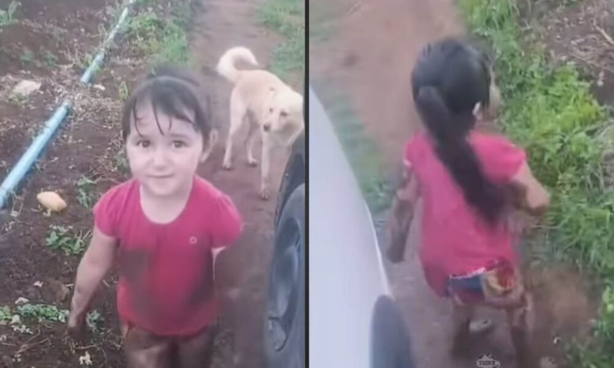 Vídeo: pai se diverte ao ver filha suja de lama e recebe resposta inesperada - Tupi