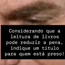 Com foto de Bolsonaro, livraria de BH pede sugestão de livros para presos  - Reprodução/Instagram