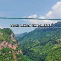 De 2 horas a 2 minutos: inauguração da ponte mais alta do mundo transforma viagem na China - Reprodução/Youtube