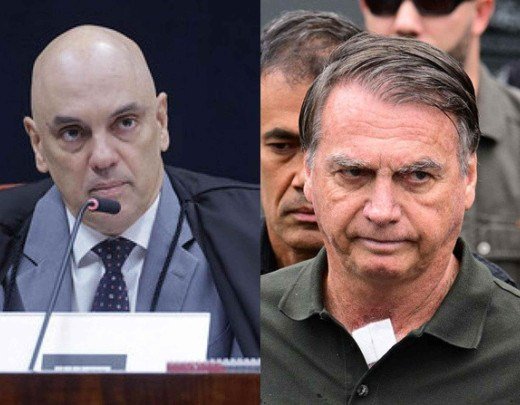 De acordo com a decisão do ministro Moraes, o exame de Bolsonaro deverá ser realizado por médicos da Polícia Federal no prazo de 15 dias -  (crédito: Reprodução)