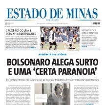 Confira a capa do Estado de Minas do dia 24/11/2025