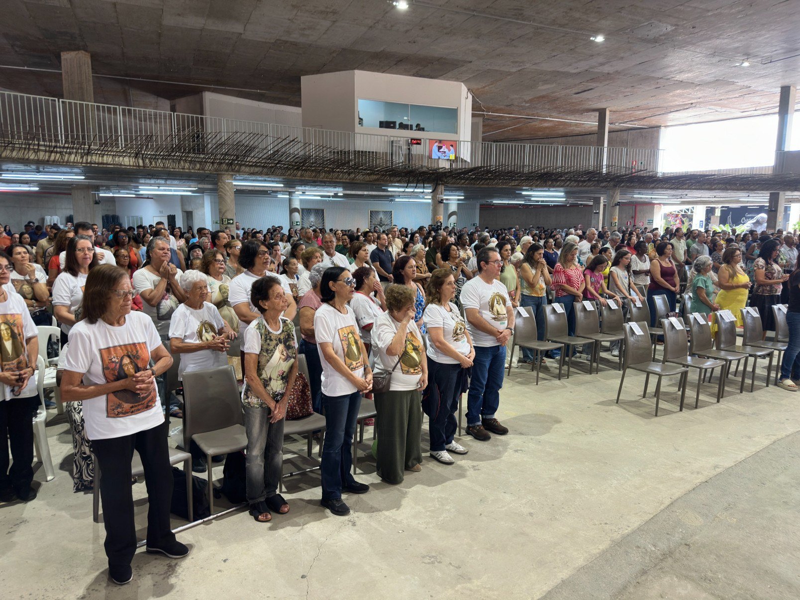 Fiéis se reuniram, neste domingo, na Catedral Cristo Rei, para celebrar a Festa de Cristo Rei do Universo
