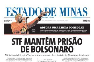 CONFIRA A CAPA DO ESTADO DE MINAS DO DIA 25/11/2025