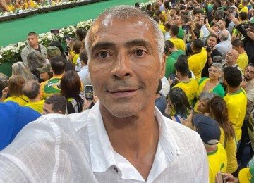 Rom&aacute;rio abre m&atilde;o de sal&aacute;rio durante Copa do Mundo -  (crédito:  Reprodu&ccedil;&atilde;o Instagram @romariofaria)