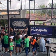 Um dia no museu do Clube da Esquina: alunos de BH conhecem legado do grupo - Edésio Ferreira/EM/DA Press