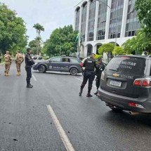 Alerta de bomba mobiliza Bope em frente a prédio federal em Brasília - Reprodução