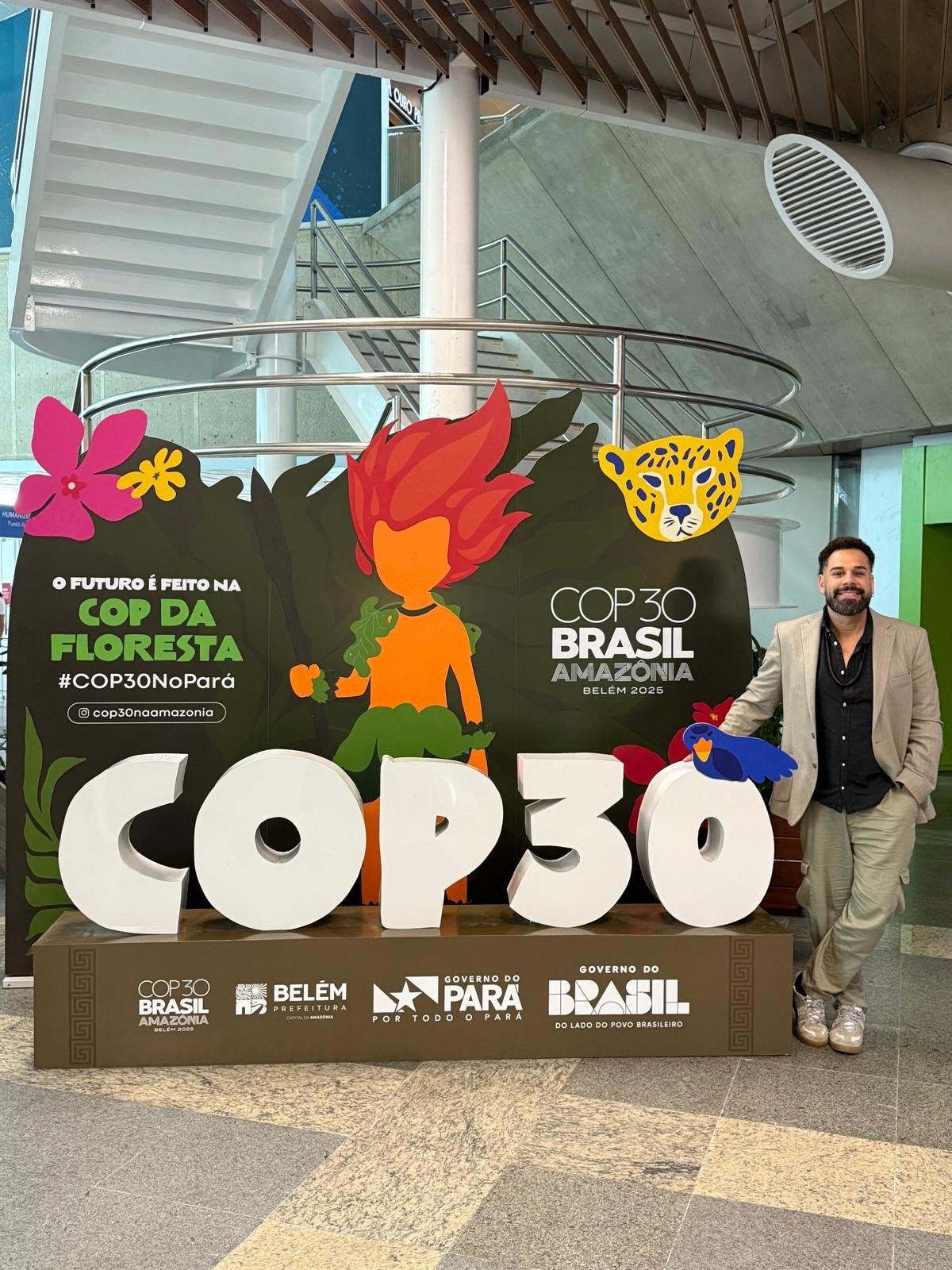 Brasileiro radicado nos EUA participa da COP30 na Amazônia - DINO
