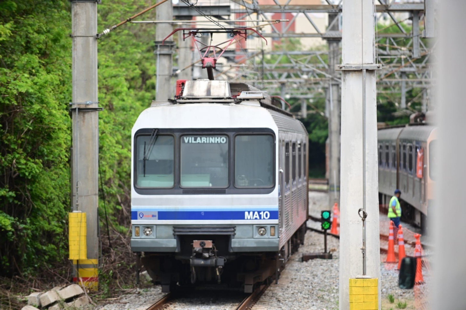 Simulação de acidente no metrô de BH