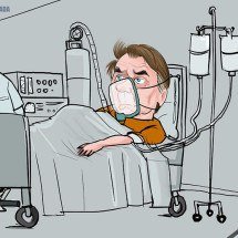 Estrutura para manter Bolsonaro preso vai sair caro para a Justiça Federal - @izanio_charges